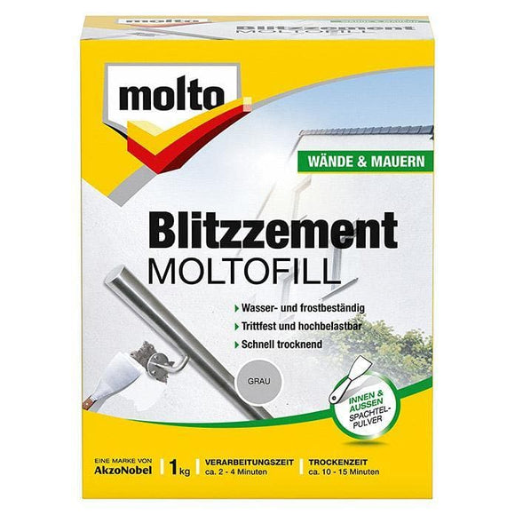 Molto - Blitzzement Moltofill-grau - MELTEC GmbH