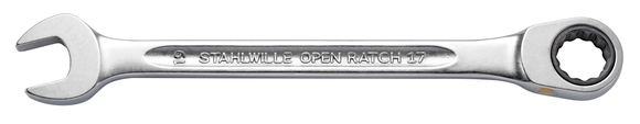 Ratschen-Ringmaulschlüssel OPEN-RATCH Nr. 17F - MELTEC GmbH