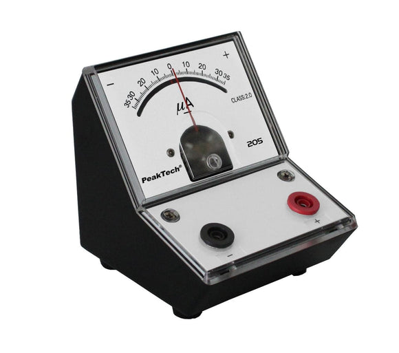 P 205-08 - Analog-Galvanometer +/- 35 µA DC (ED-205 GALVA) - MELTEC GmbH