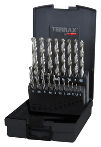 Spiralbohrersatz HSS-G 19 tlg. Terrax - MELTEC GmbH