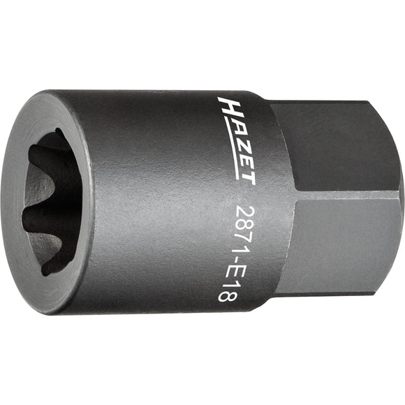 Bremssattel TORX® Einsatz Außen-Sechskant 22 mm ∙ Außen TORX® Profil ∙ E18 - MELTEC GmbH