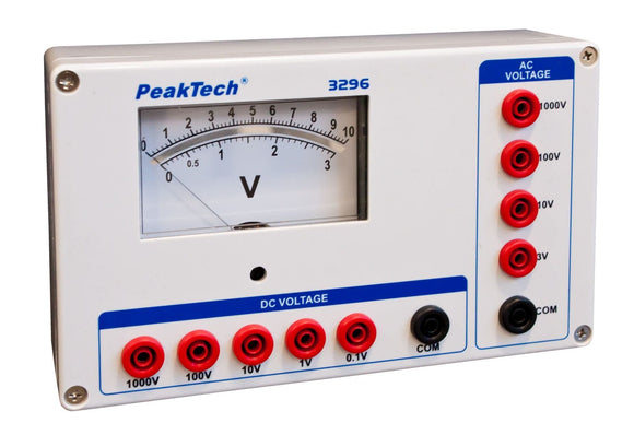 P 3296 - Analog Voltmeter ~ 1000V AC/DC - MELTEC GmbH