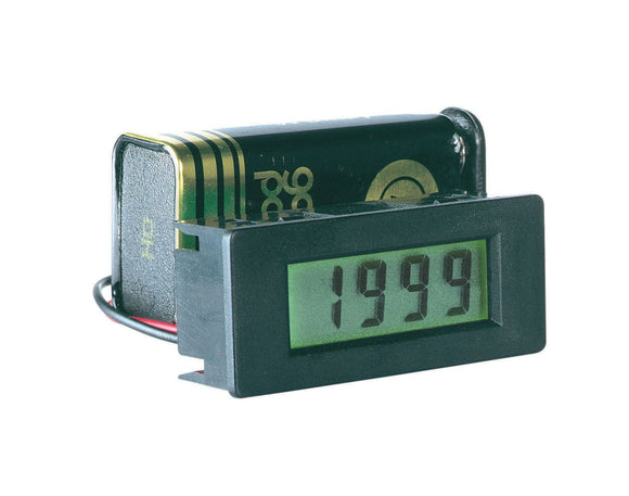 LDP-340 - LCD Voltmeter-Einbaumodul ~ 8 mm Ziffernhöhe mit Hintergrundbeleuchtung - MELTEC GmbH