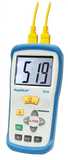P 5115 - Digital-Thermometer ~ 2 CH ~ Typ-K ~ -50 ... +1300°C ~ mit °C/°F Anzeige - MELTEC GmbH
