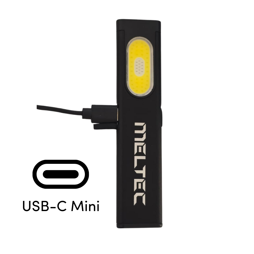 Mini-LED Akku-Handleuchte MELTEC - 450 Lumen
