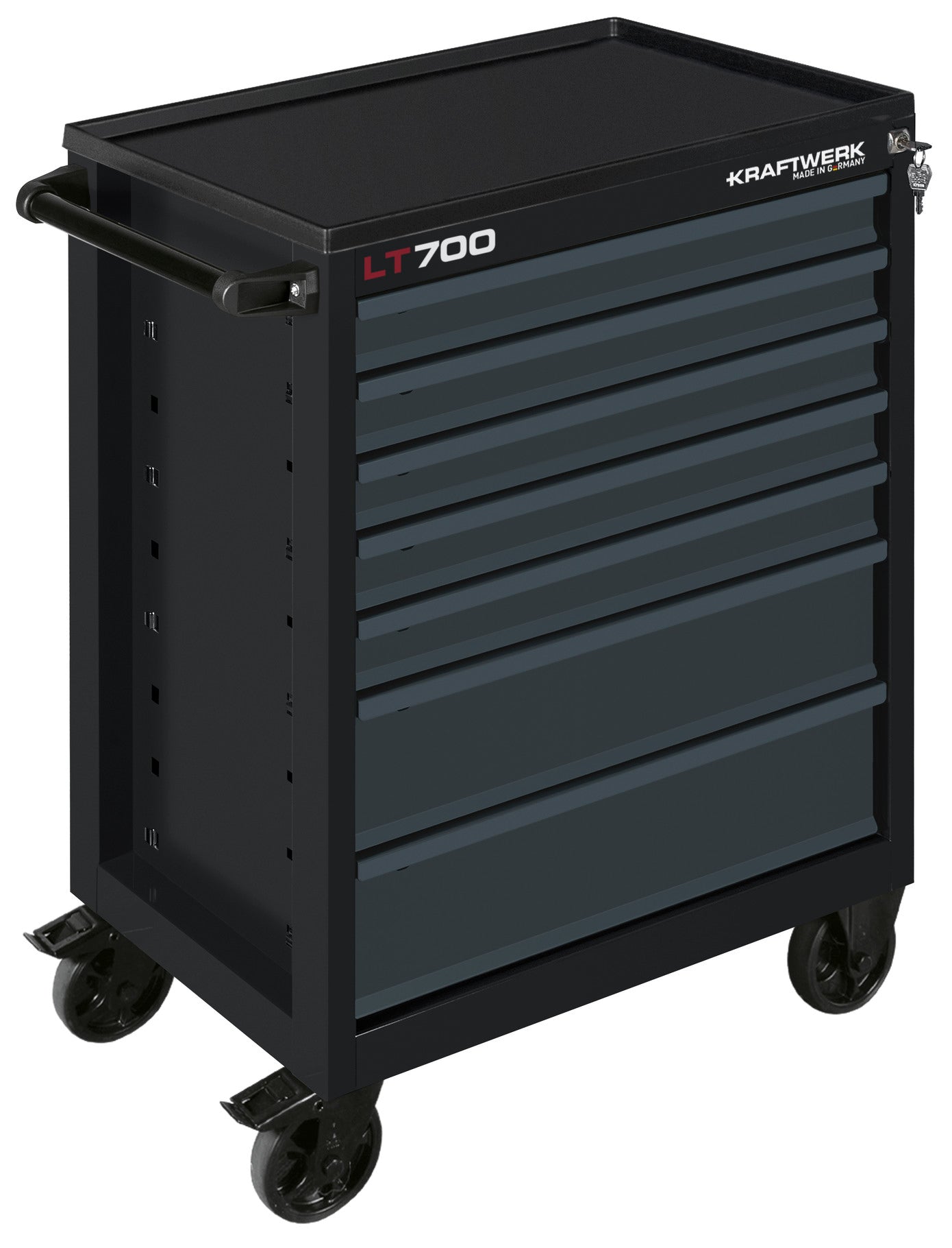LT700 Werkstattwagen, 7 Schubladen, BASIC, anthr, 259-tlg.