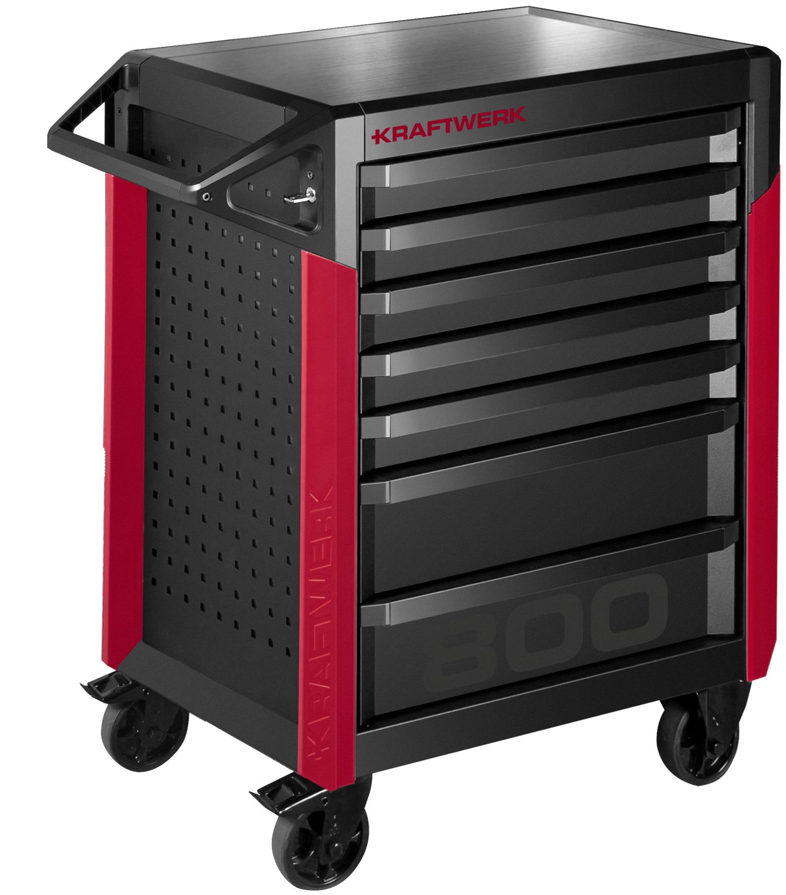 PRO LINE Werkstattwagen PT800 7 Schubladen PB, 197-tlg.