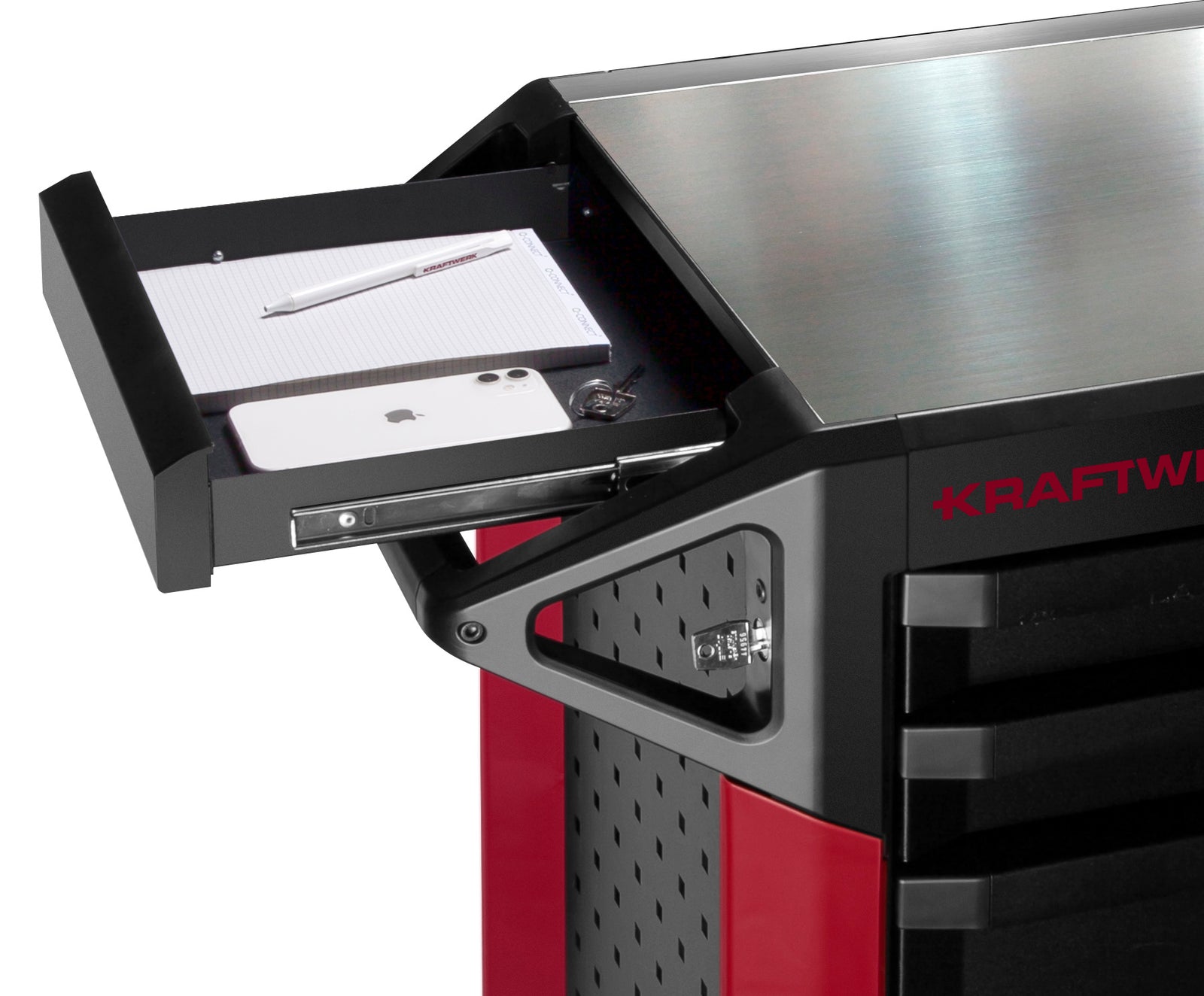 PRO LINE Werkstattwagen PT800 7 Schubladen PB, 197-tlg.