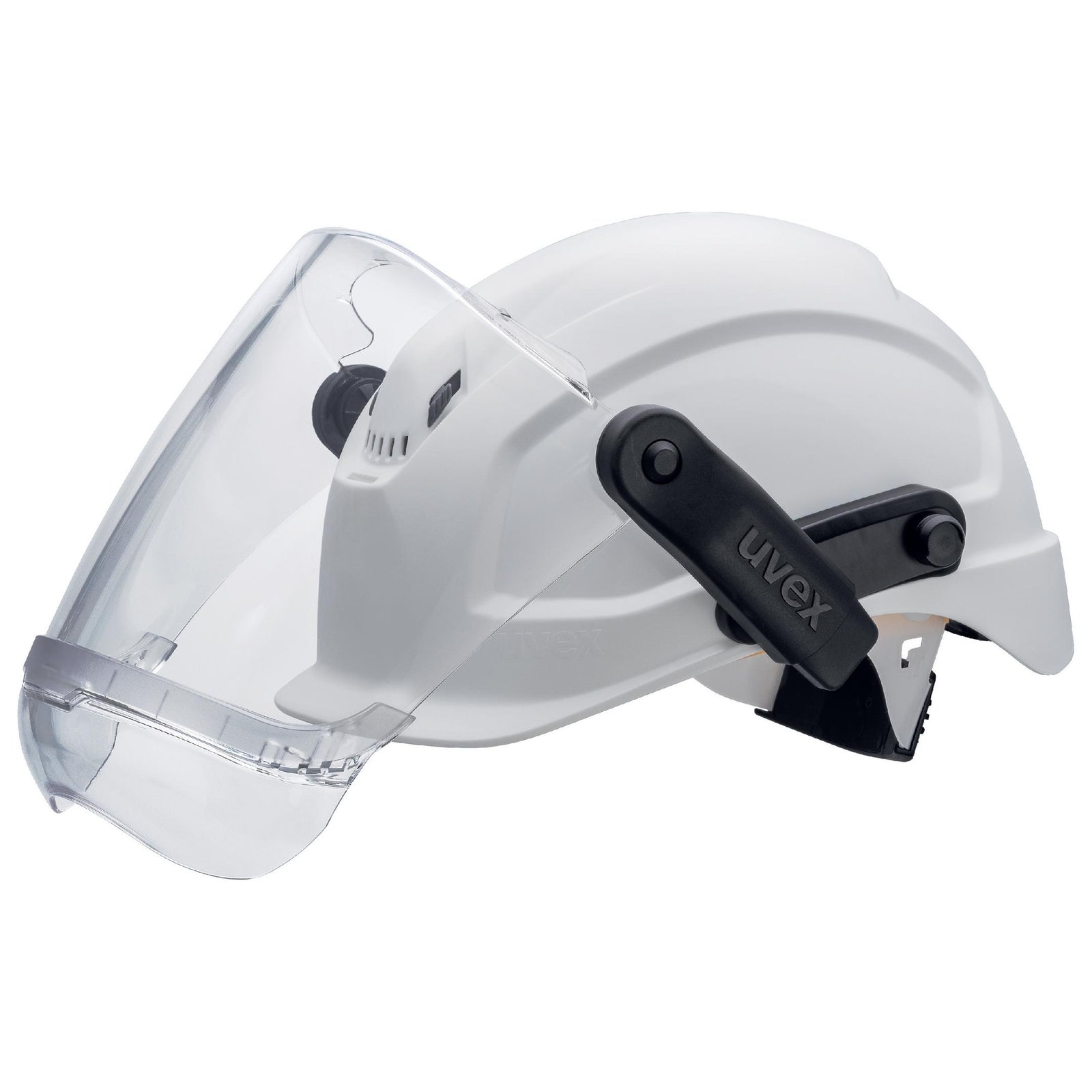 uvex pheos Visier magnetisch innen beschlagfrei, außen extrem kratzfest und chemikalienbeständig mit schmalem Kinnschutz