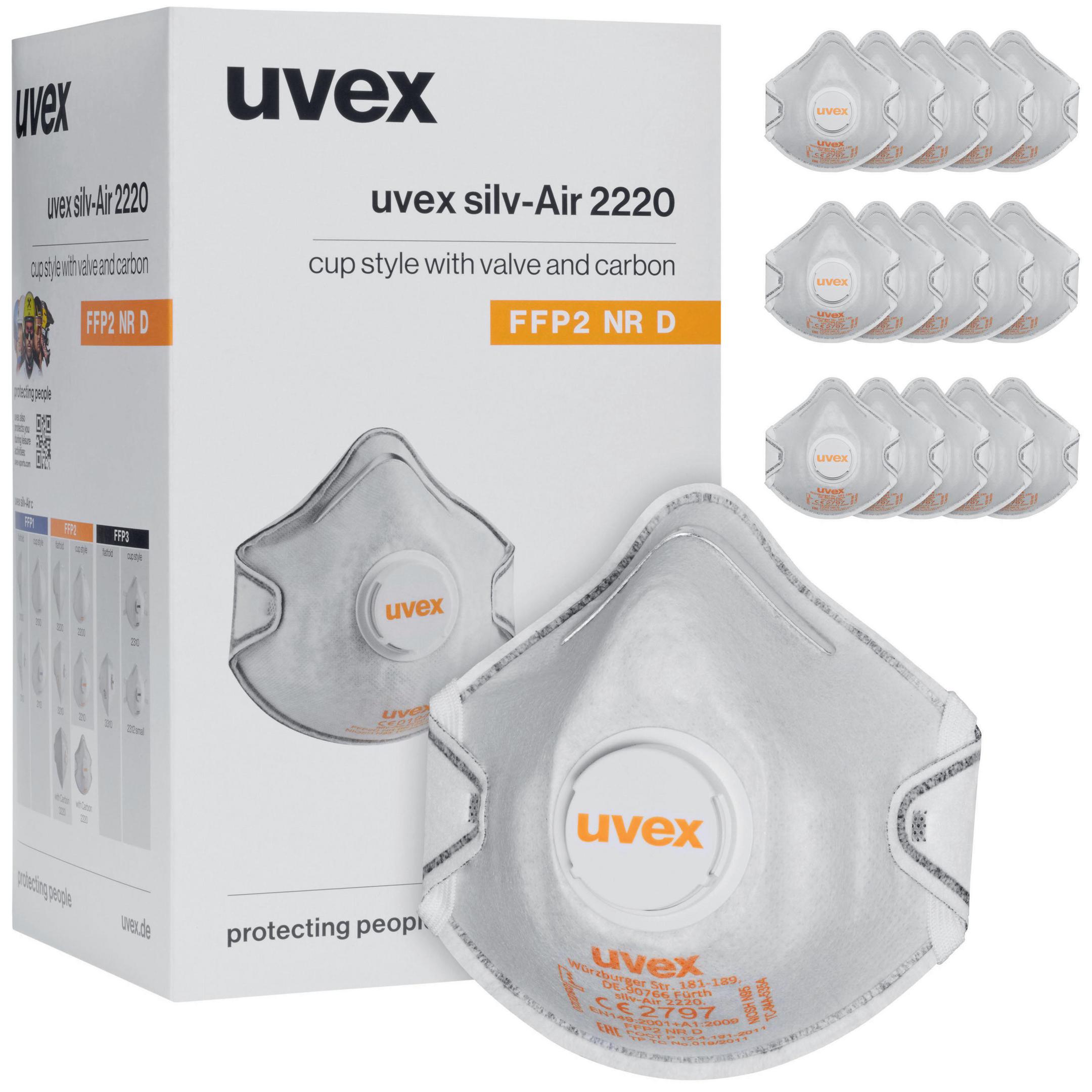 uvex silv-Air classic 2220 Atemschutzmaske FFP2
