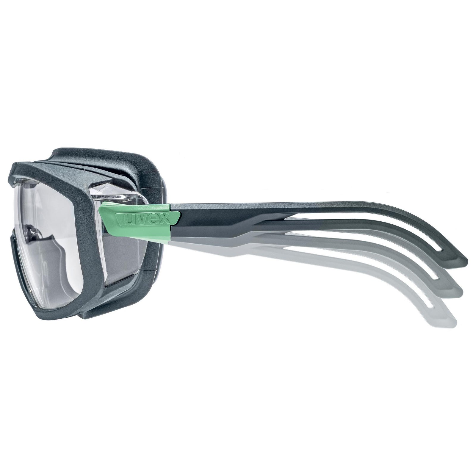 uvex i-guard planet Bügelbrille innen beschlagfrei, außen extrem kratzfest und chemikalienbeständig