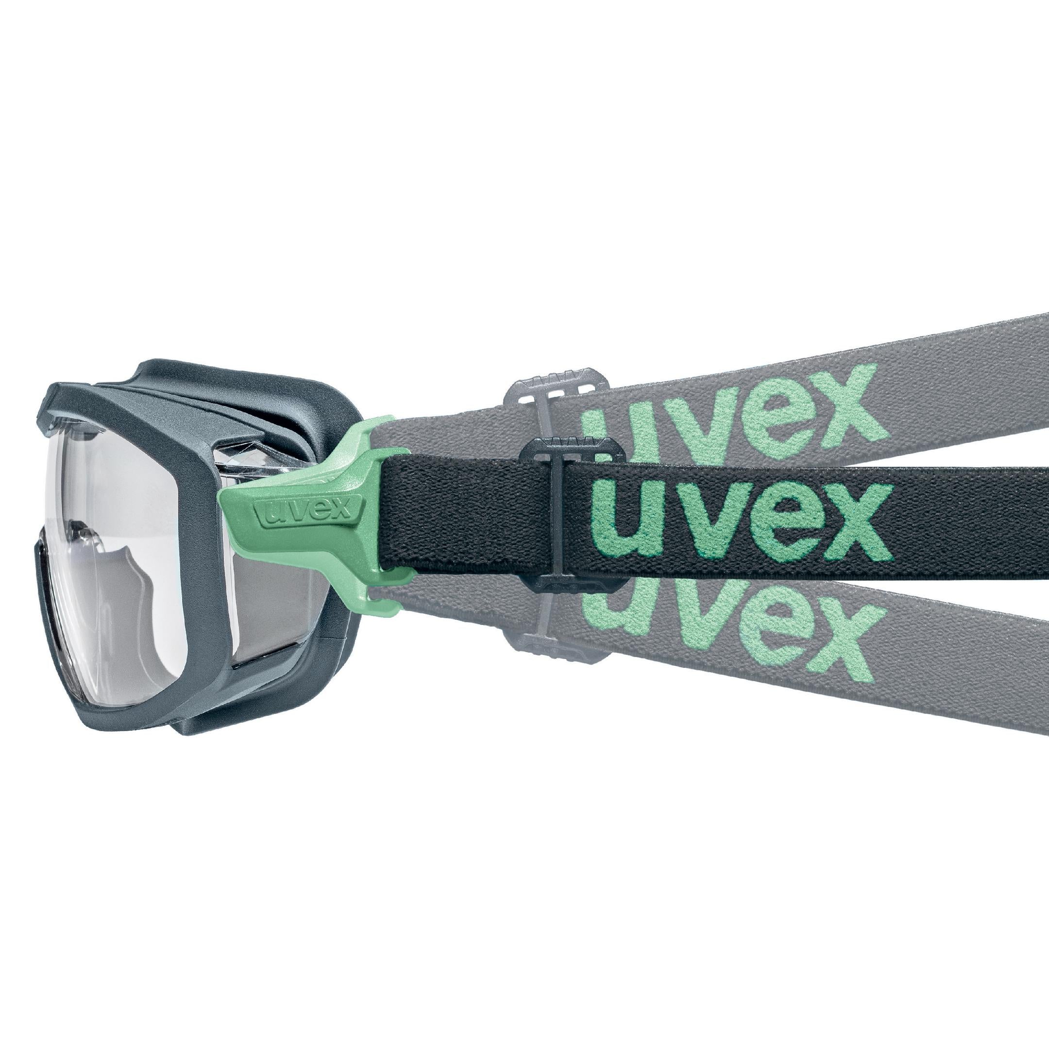uvex i-guard+ planet Vollsichtbrille innen beschlagfrei, außen extrem kratzfest und chemikalienbeständig