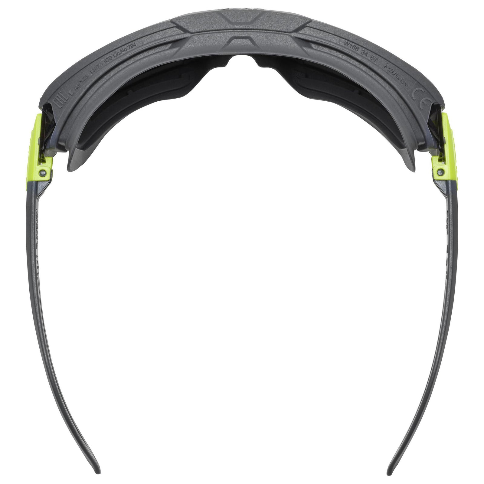 uvex i-guard Bügelbrille innen beschlagfrei, außen extrem kratzfest und chemikalienbeständig