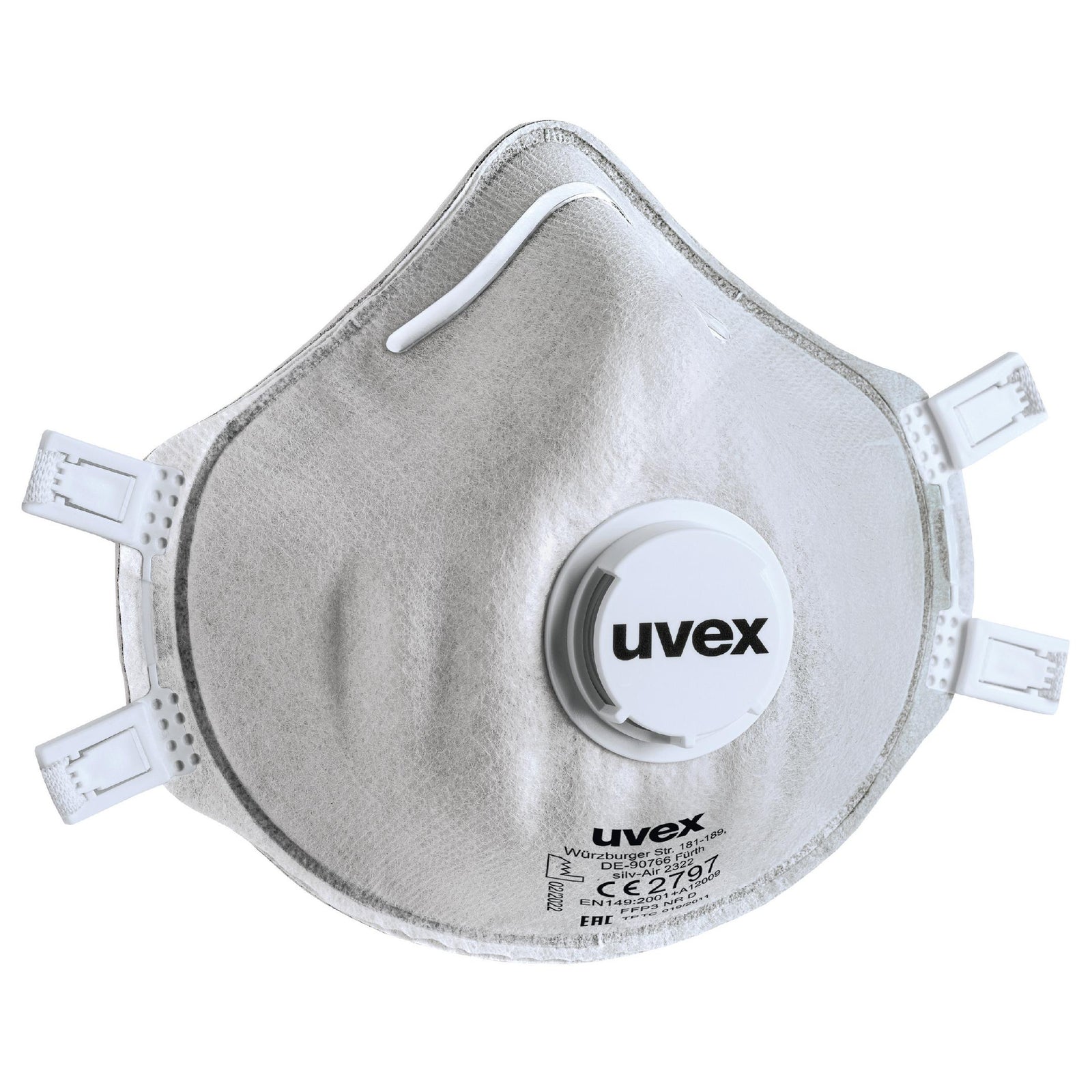 uvex silv-Air classic 2322 Atemschutzmaske FFP3 Retailverpackung (3 Stück)