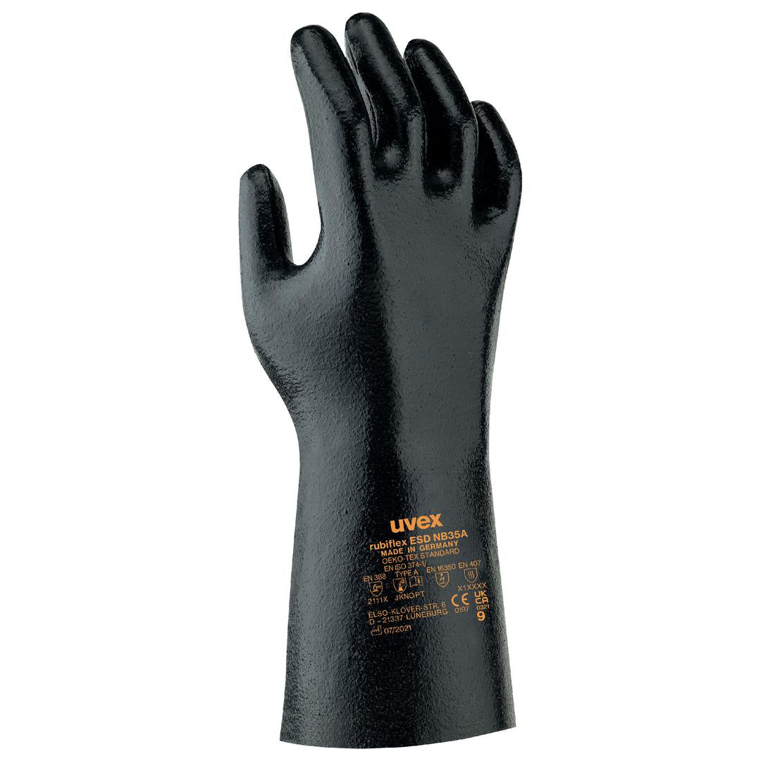 uvex rubiflex ESD NB35A Chemikalienschutzhandschuh