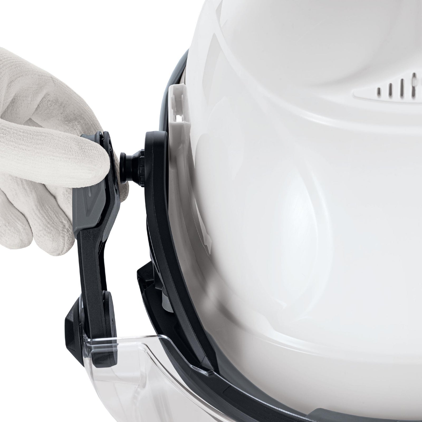 uvex vimox Visier farblos innen beschlagfrei, außen extrem kratzfest und chemikalienbeständig