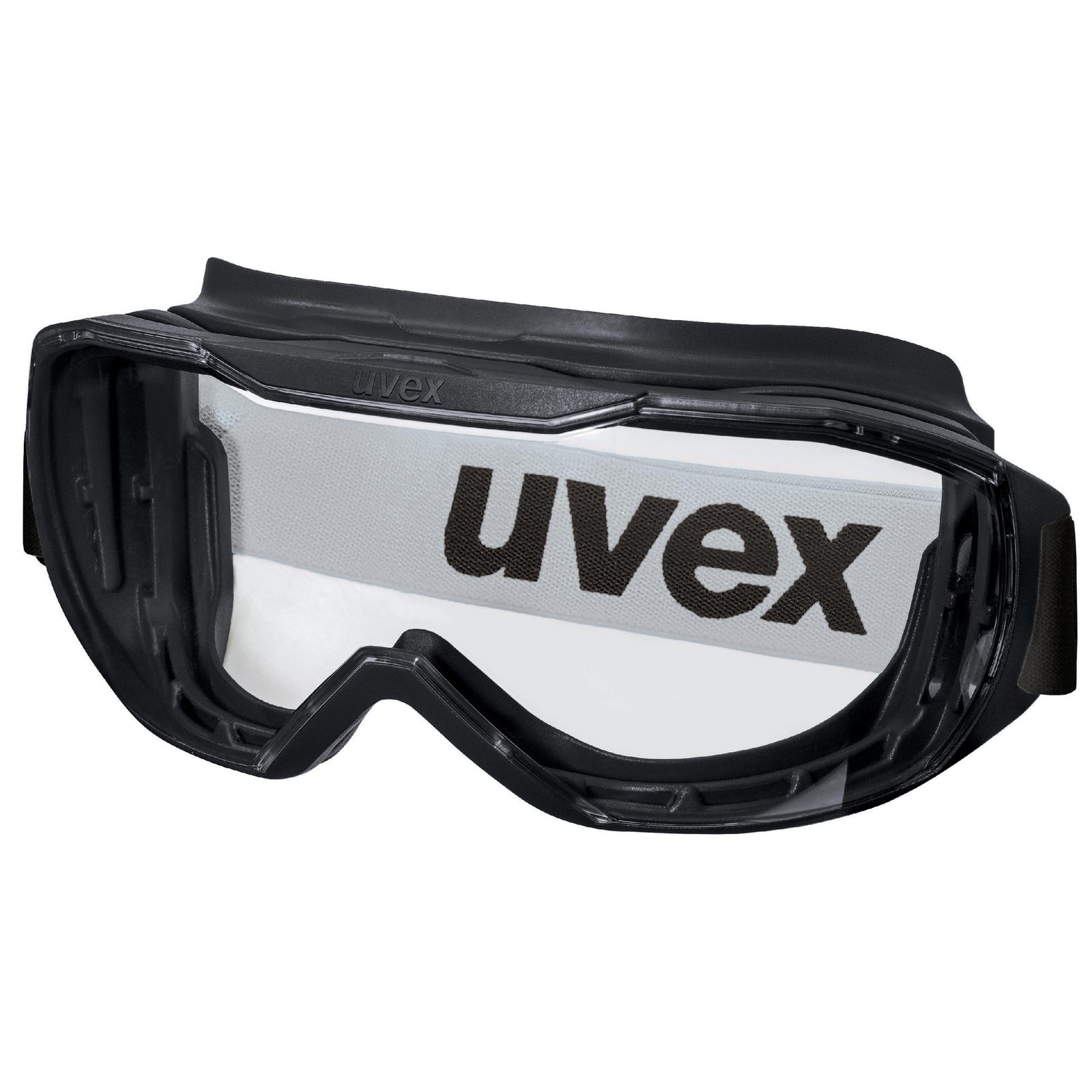 uvex megasonic Vollsichtbrille außen kratzfest, innen dauerhaft beschlagfrei