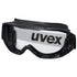 uvex megasonic Vollsichtbrille außen kratzfest, innen dauerhaft beschlagfrei