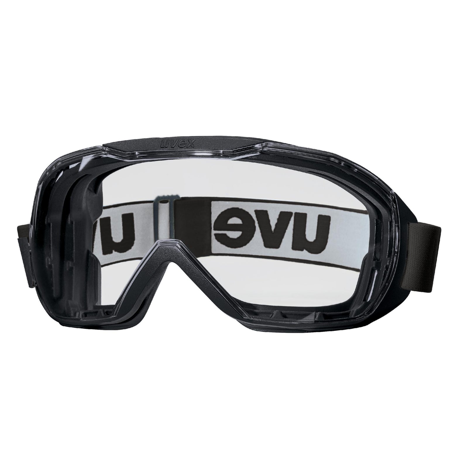 uvex megasonic Vollsichtbrille außen kratzfest, innen dauerhaft beschlagfrei