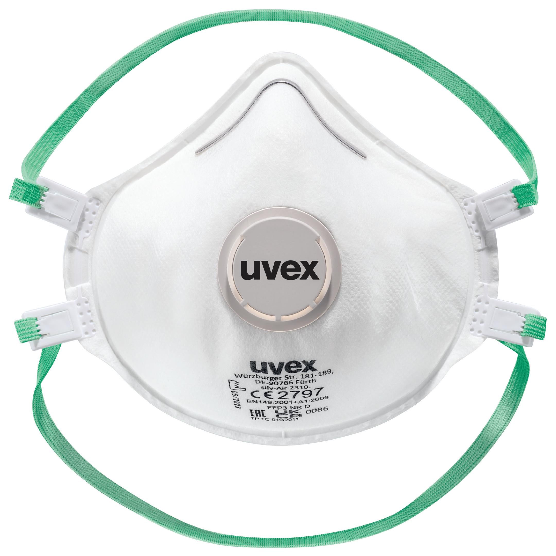 uvex silv-Air c 2310 planet Atemschutzmaske FFP3