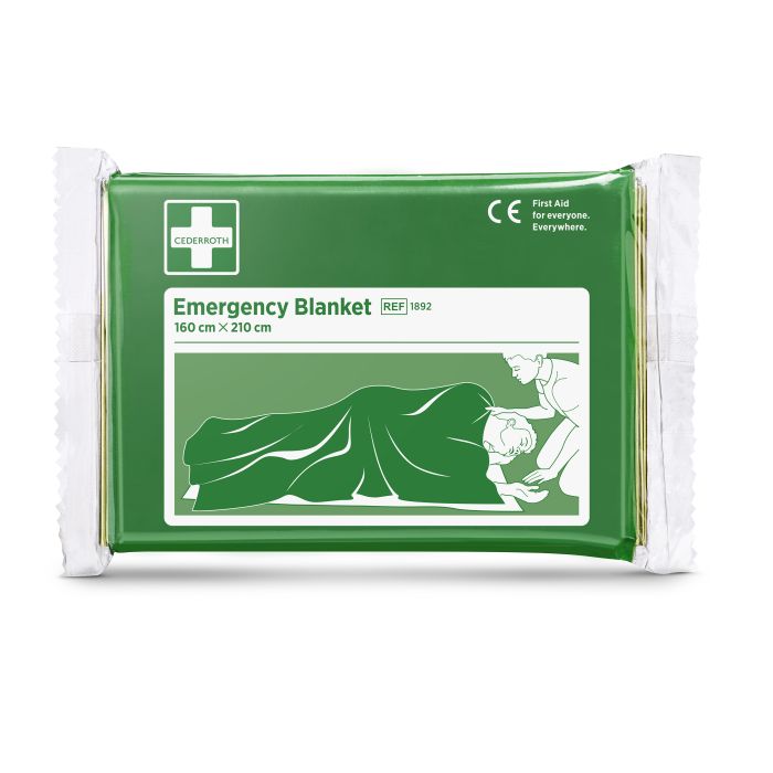 95885 Notfalldecke, Rettungsdecke 210 X 160 Cm Cederroth Ref 1892