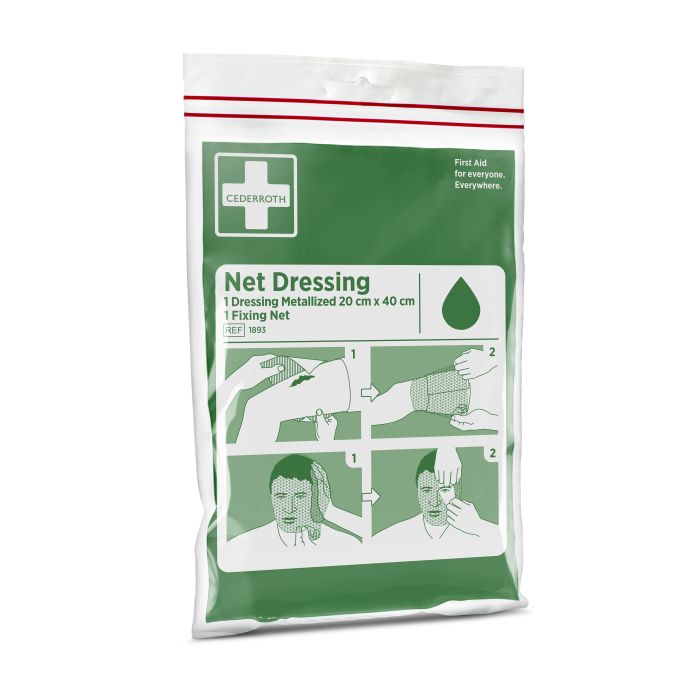 95886 Netzverband Mit Kompressen Cederroth Net Dressing Ref 1893