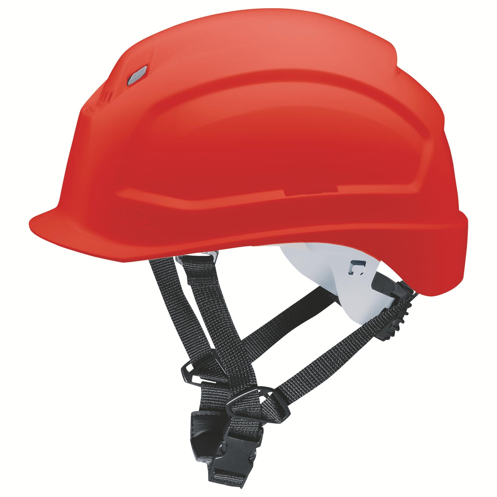 uvex pheos S-KR Schutzhelm rot mit Kinnriemen