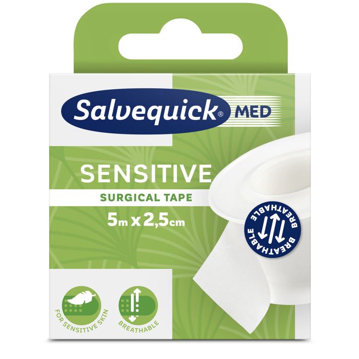 95905 Heftpflaster Sensitive 2,5 Cm X 5 M Salvequik Salvequickmed Sensitive Tape Ref 310366