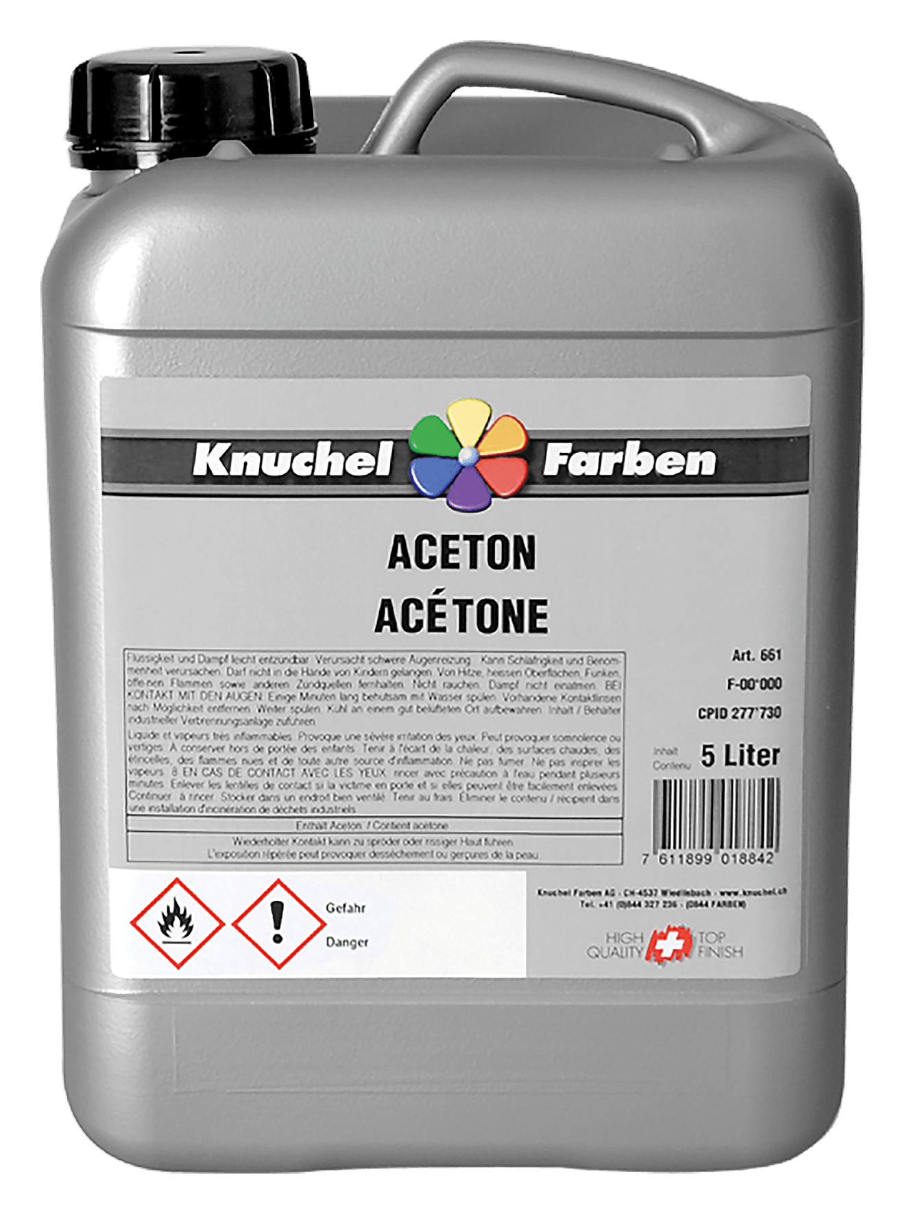 Aceton 5 Liter - MELTEC GmbH