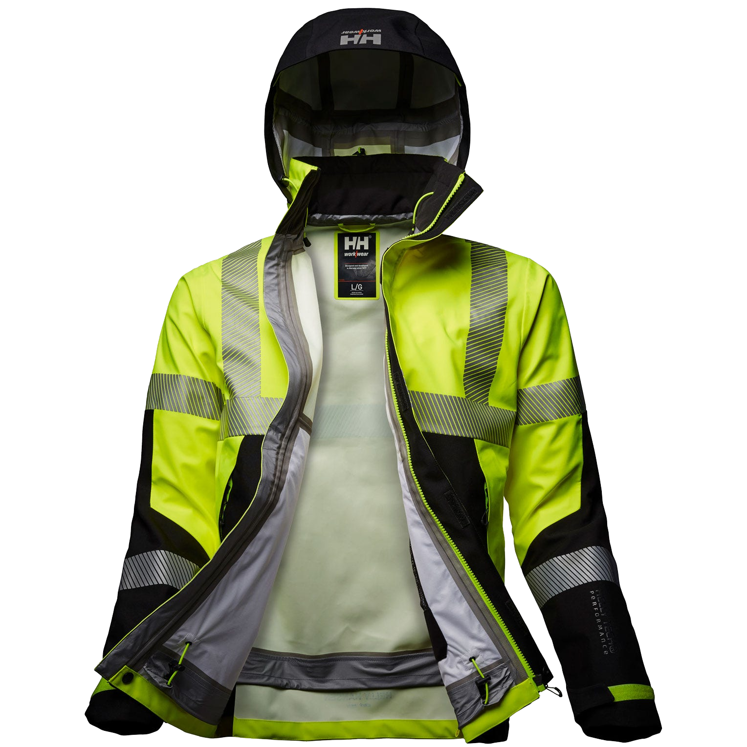 ICU Hi Vis 3-Lagige Wasserdichte Shelljacke