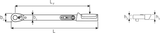 Drehmomentschlüssel Standard MANOSKOP® mit fest eingebauter Knarre Nr. 721 Quick - MELTEC GmbH