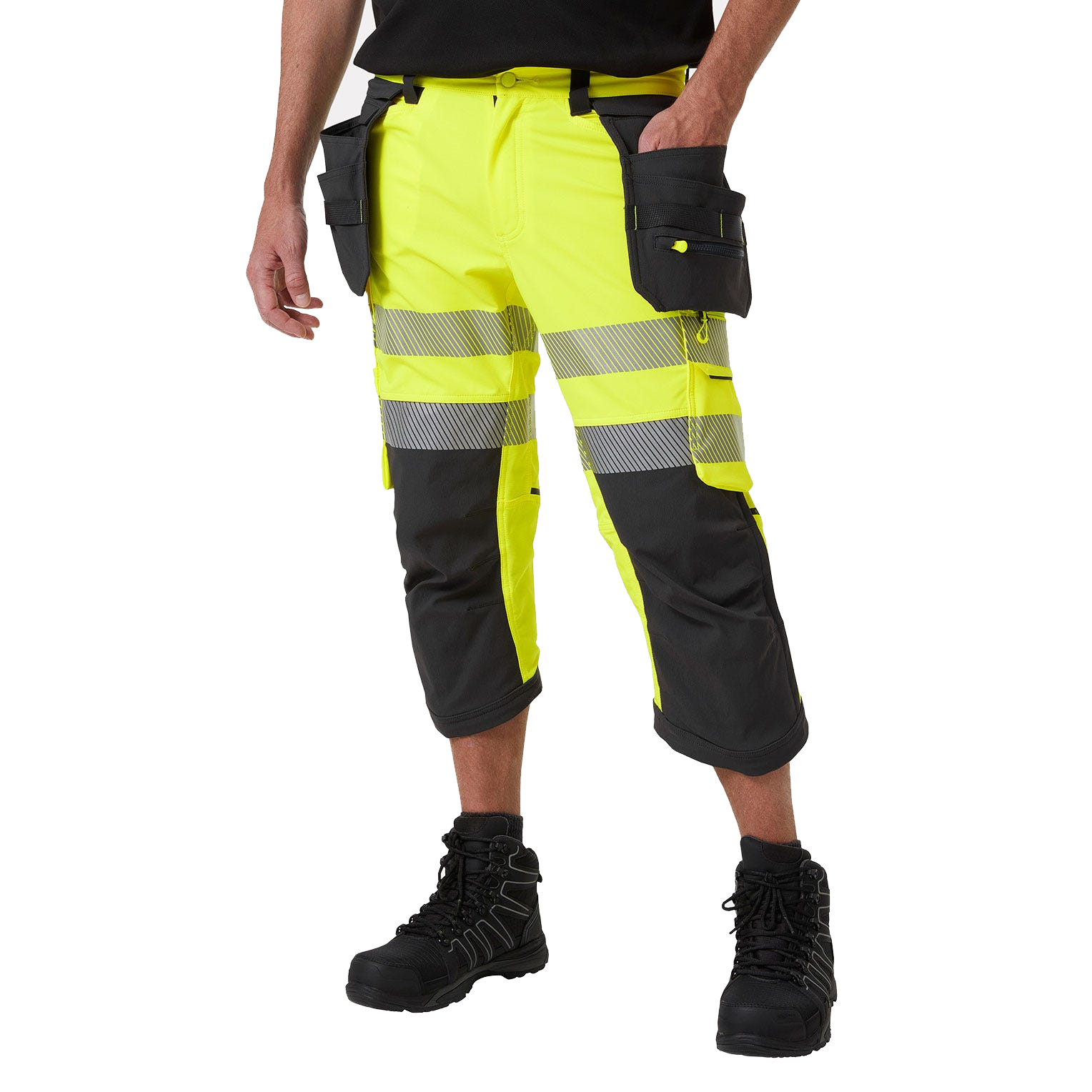 ICU BRZ Hi Vis Piraten-Bauhose Klasse 1