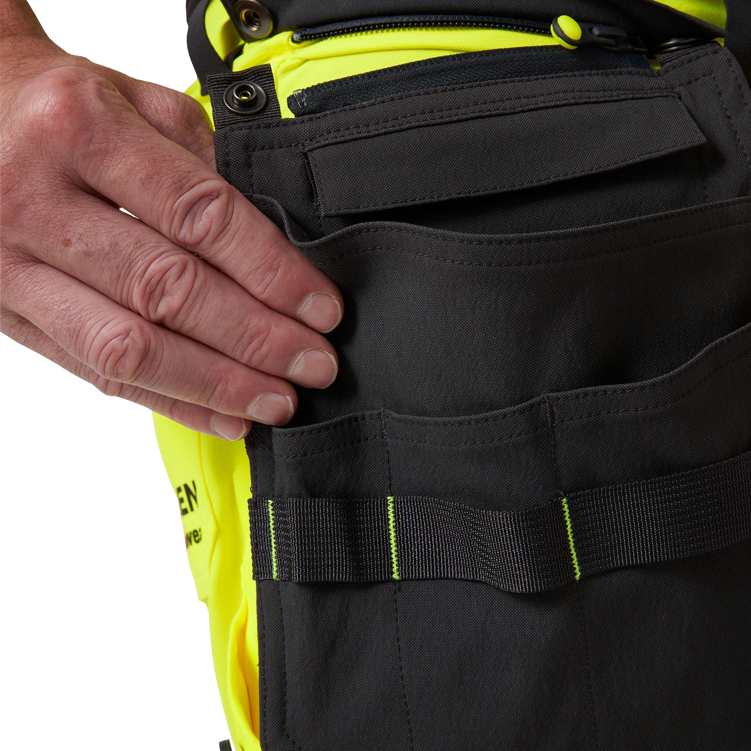 ICU BRZ Hi Vis Piraten-Bauhose Klasse 1