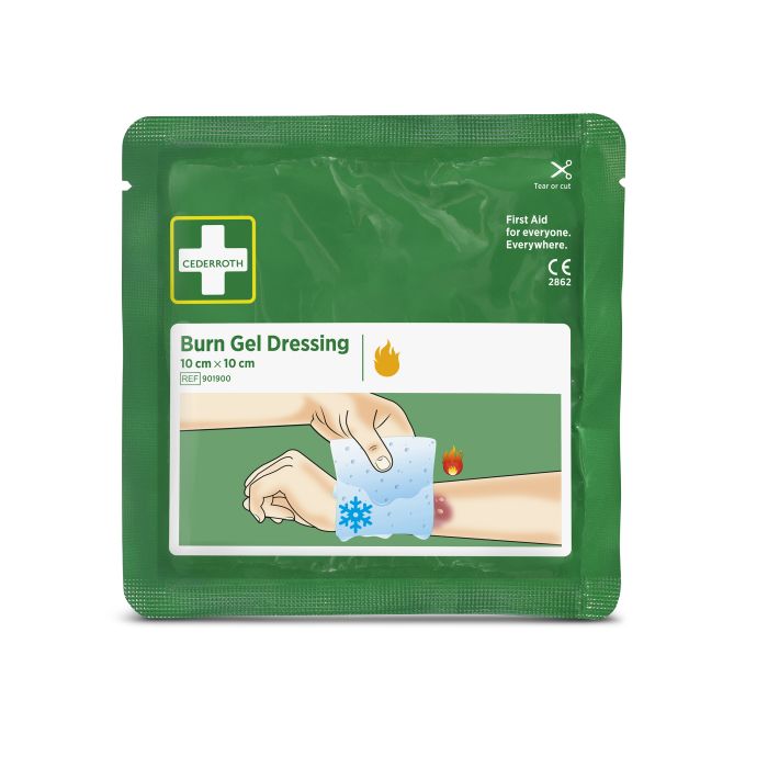 95845 Burn Gel Dressing 10 x 10 cm Cederroth Ref 901900