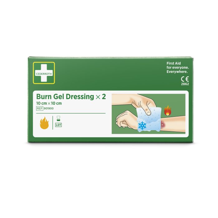 95845 Burn Gel Dressing 10 x 10 cm Cederroth Ref 901900