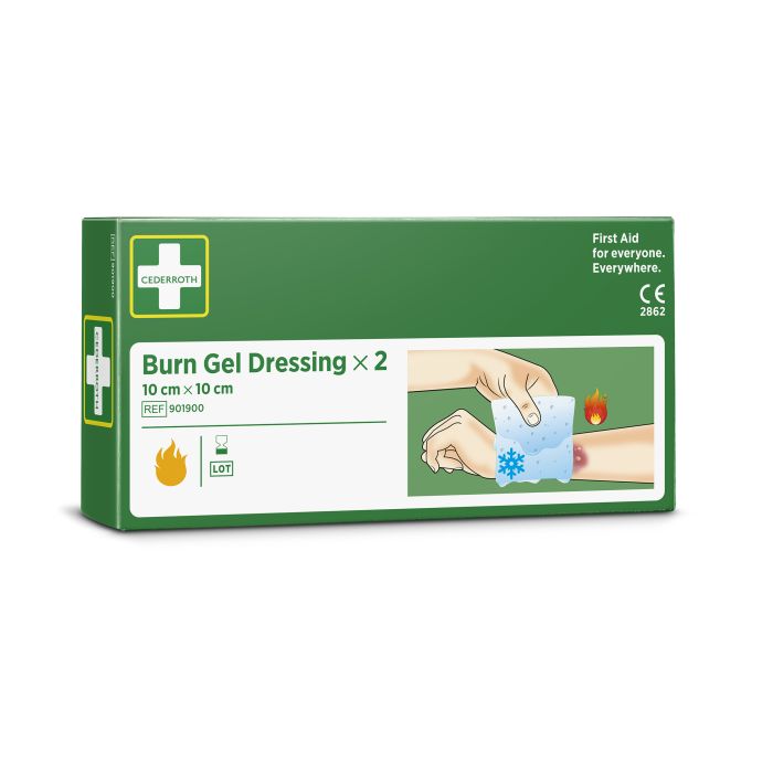 95845 Burn Gel Dressing 10 x 10 cm Cederroth Ref 901900