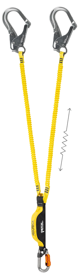 Y-Falldämpferseil PETZL ABSORBICA-Y MGO, 1.5 m