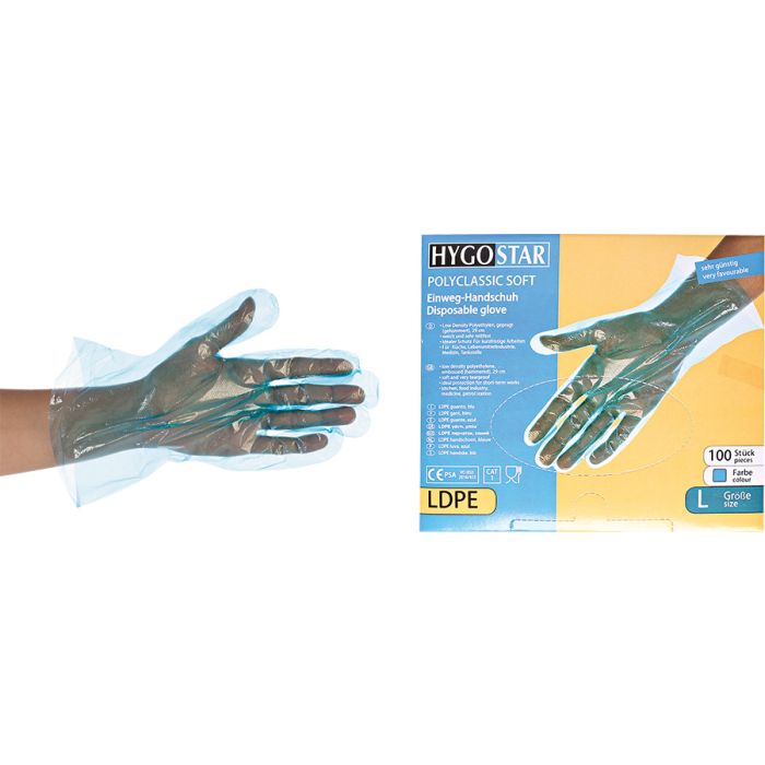 93010 Einweghandschuhe Hygostar, blau