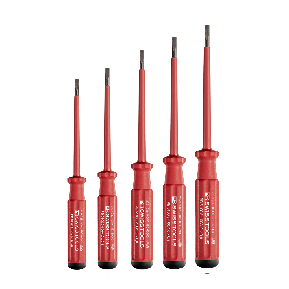 PB 5100 Set - Schlitz-Schraubenzieher VDE 0-4