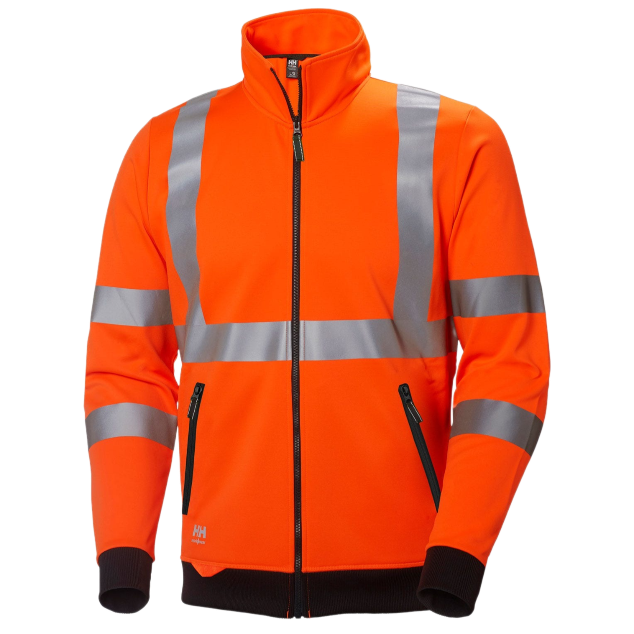 Addvis Hi Vis Sweatshirt mit Reißverschluss