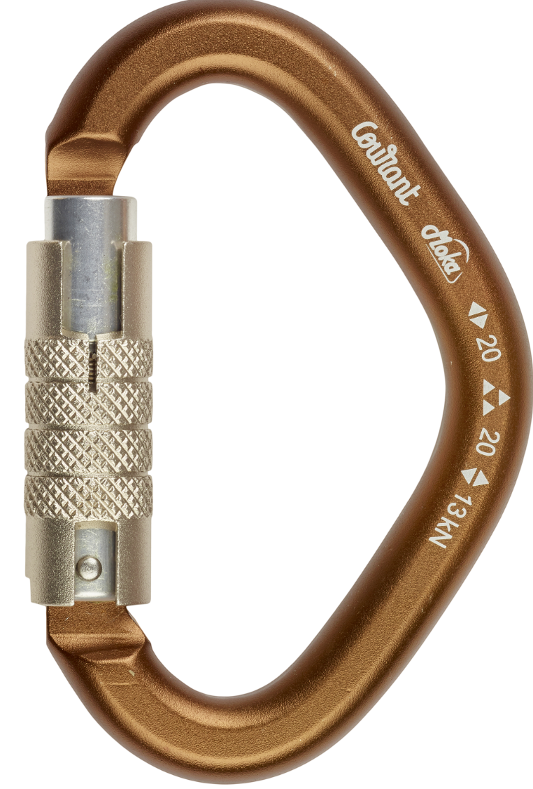 Frontschlaufen-Karabiner COURANT MOKA