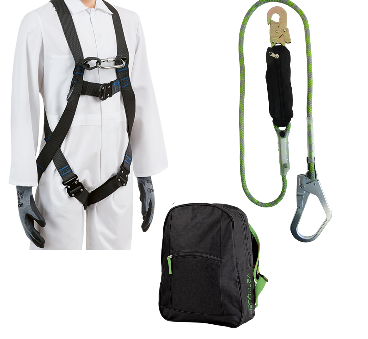 FALLSCHUTZ SET VERTIQUAL EINSTEIGER