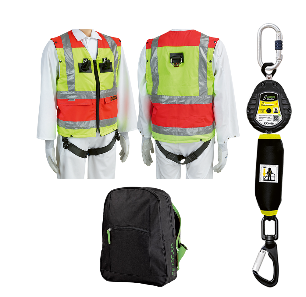 FALLSCHUTZ SET VERTIQUAL HUBARBEITSBÜHNE