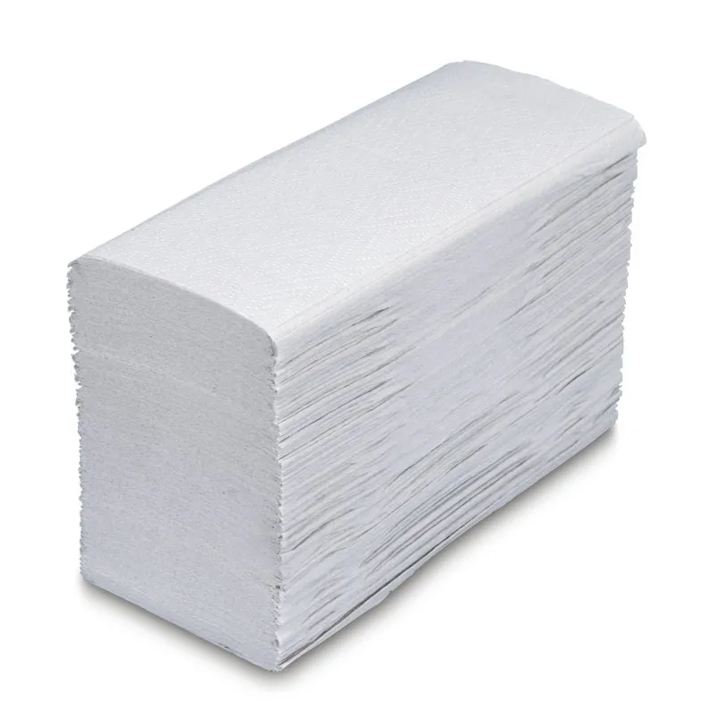 Falthandtuch M-Falz, Recycling weiss, 2-lagig, ca. 360 x 220 mm