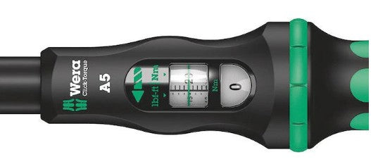 Wera Click-Torque A 5 1/4", 2.50 Nm, 25 Nm