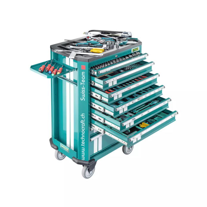 technocraft Werkstattwagen SWISS TEAM 297-tlg.