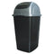 Abfalleimer 33 Liter anthrazit mit Schwingdeckel
