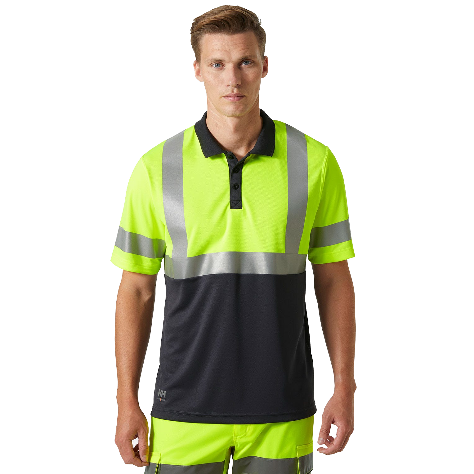 Addvis Hi Vis Polohemd Klasse 1
