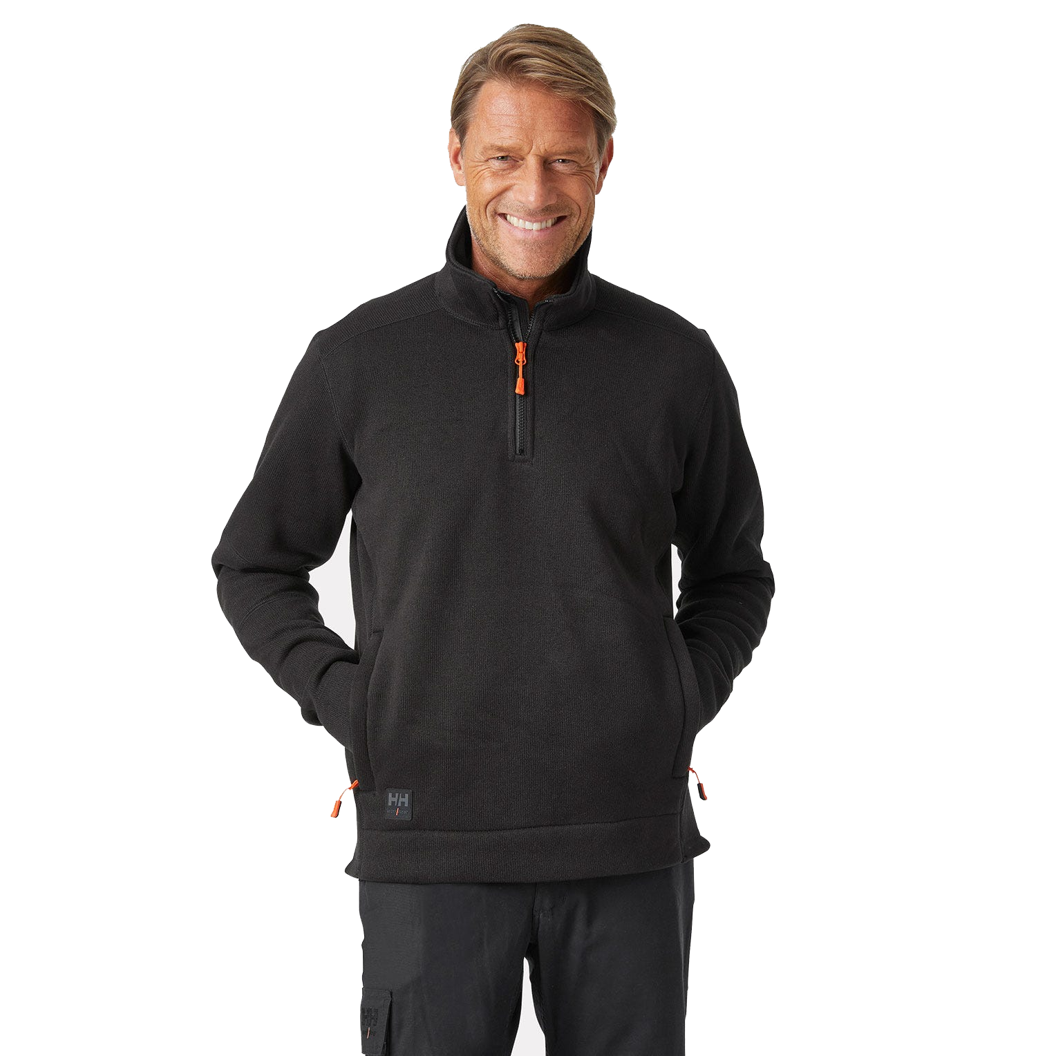 Kensington Strick-Fleecejacke mit halbem Reißverschluss