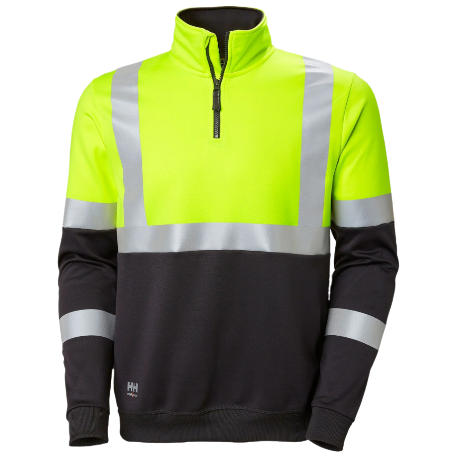 Addvis Hi Vis Sweatshirt Klasse 1 mit halbem Reißverschluss